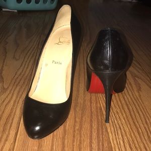 Christian Louboutin black heels 9 1/2